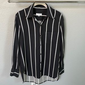 Equipment - Silk Long Sleeve Button Down